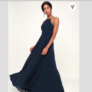 LULU'S Night of Romance Maxi Dress- XS